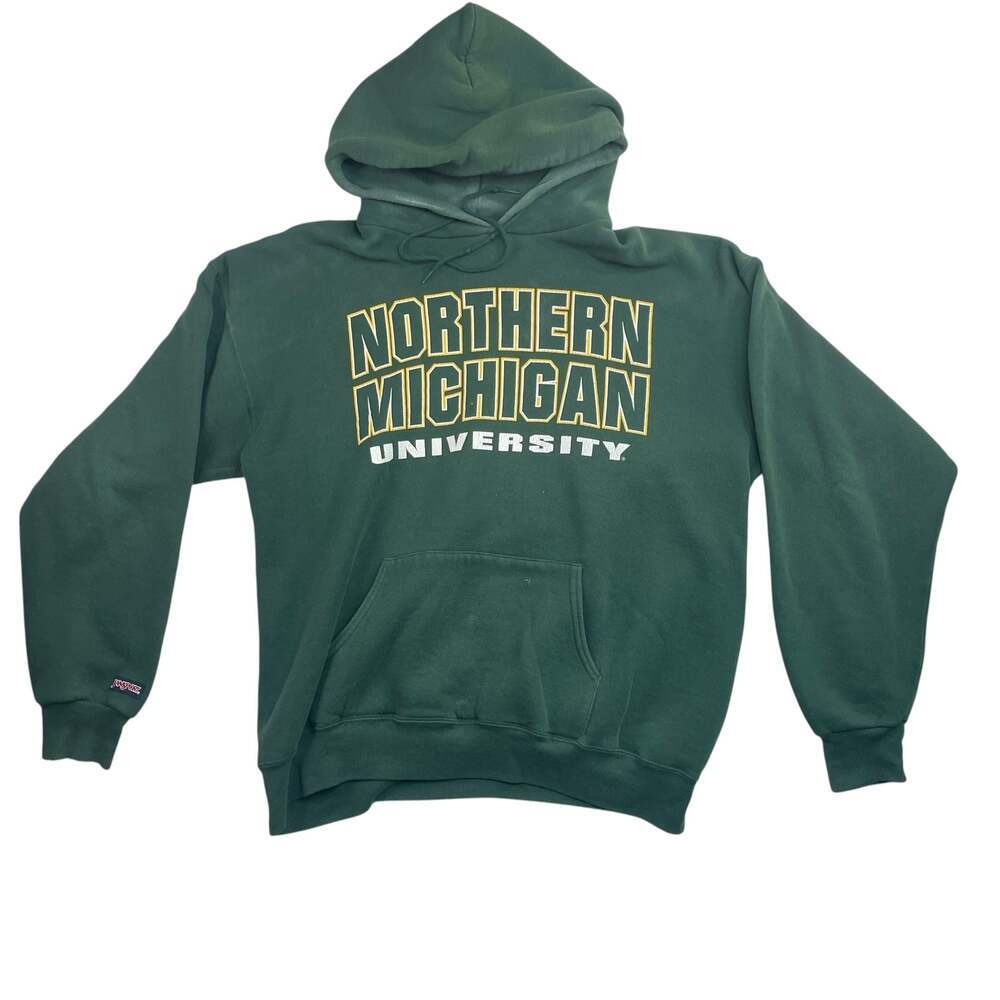 Vintage Jansport Northern Michigan University Hoodie Green Large USA
